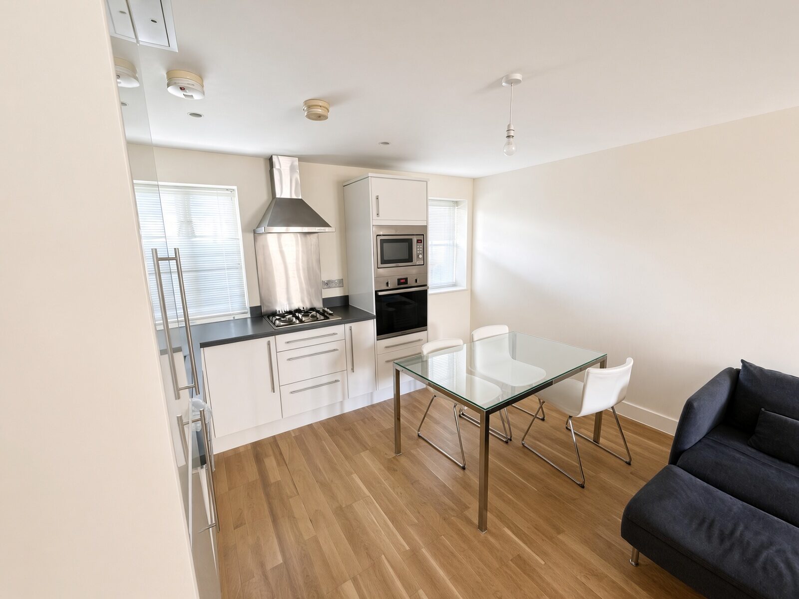 Kitchen and dining area