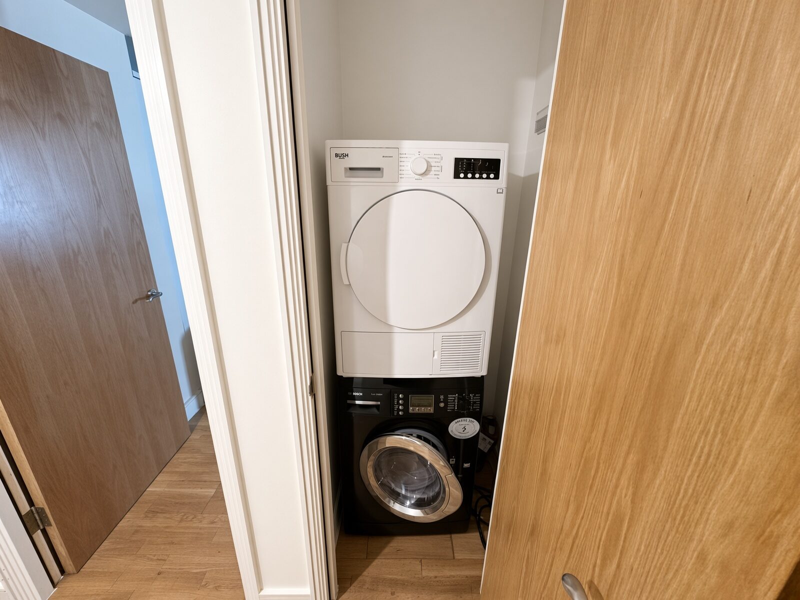 Washer dryer cupboard / laundry